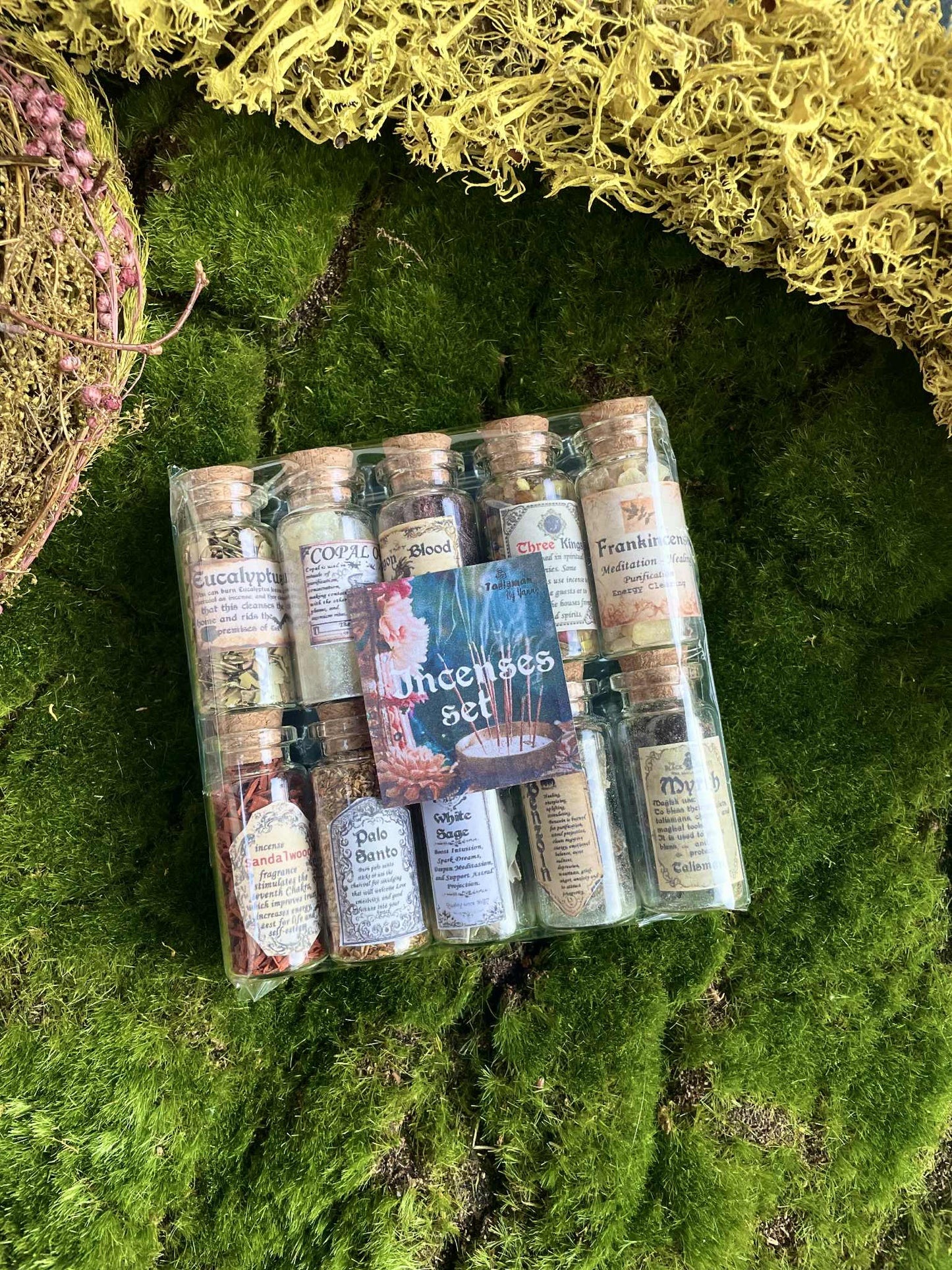 MASTER SET crystals~salts~resin~herbs~ A little of everything