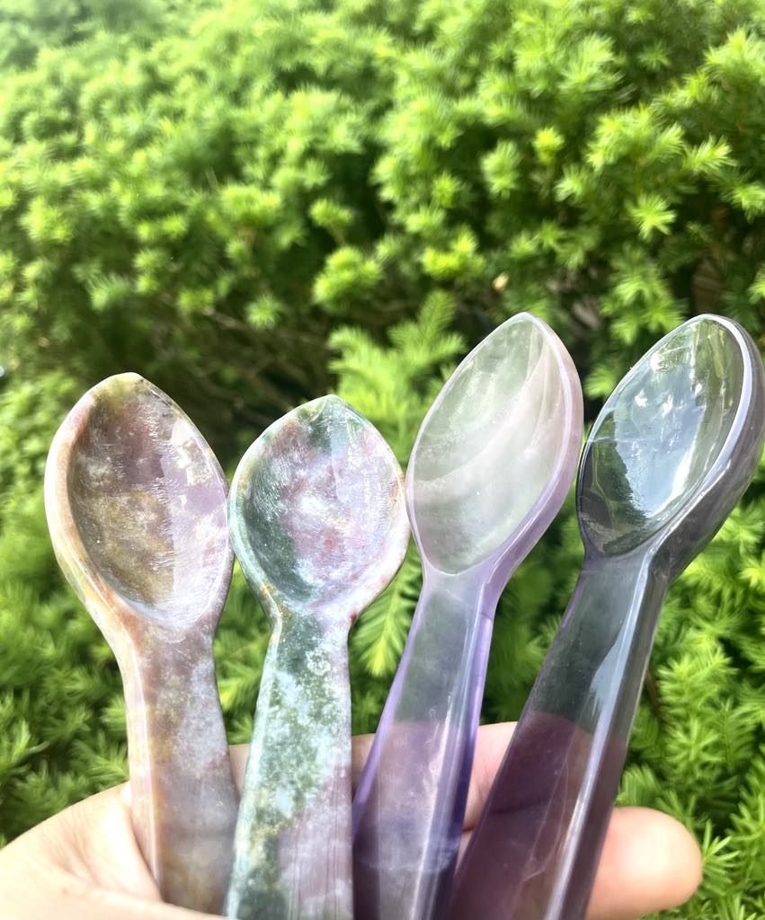 Crystals Carving SPOON | Decorative Spoon | Stone carving home decor |