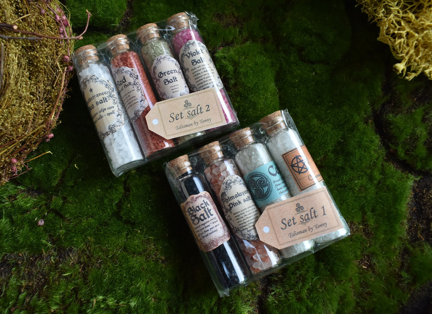 MASTER SET crystals~salts~resin~herbs~ A little of everything