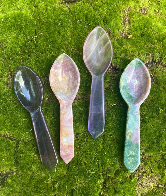 Crystals Carving SPOON  | Decorative Spoon | Stone carving home decor |