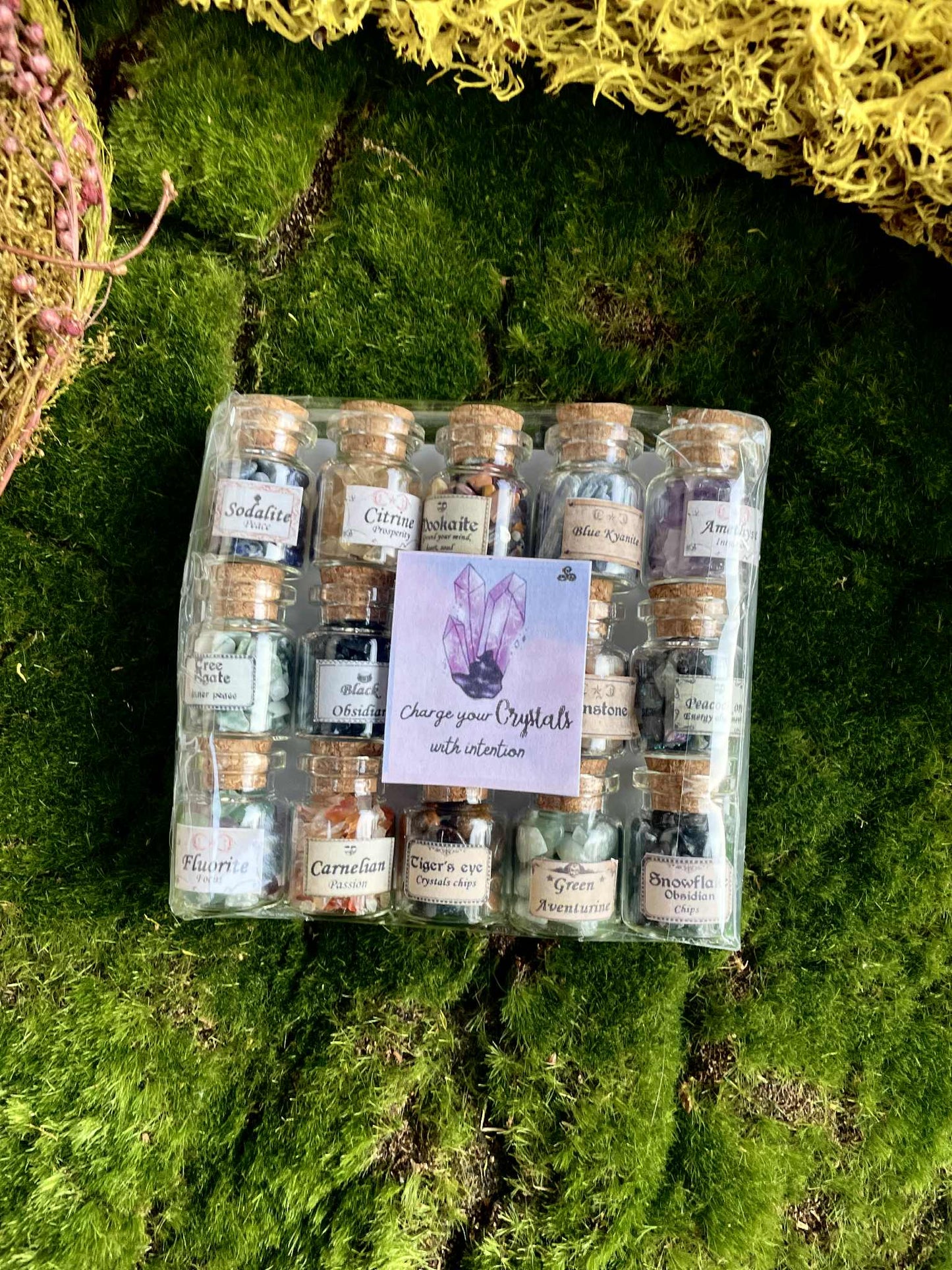 MASTER SET crystals~salts~resin~herbs~ A little of everything