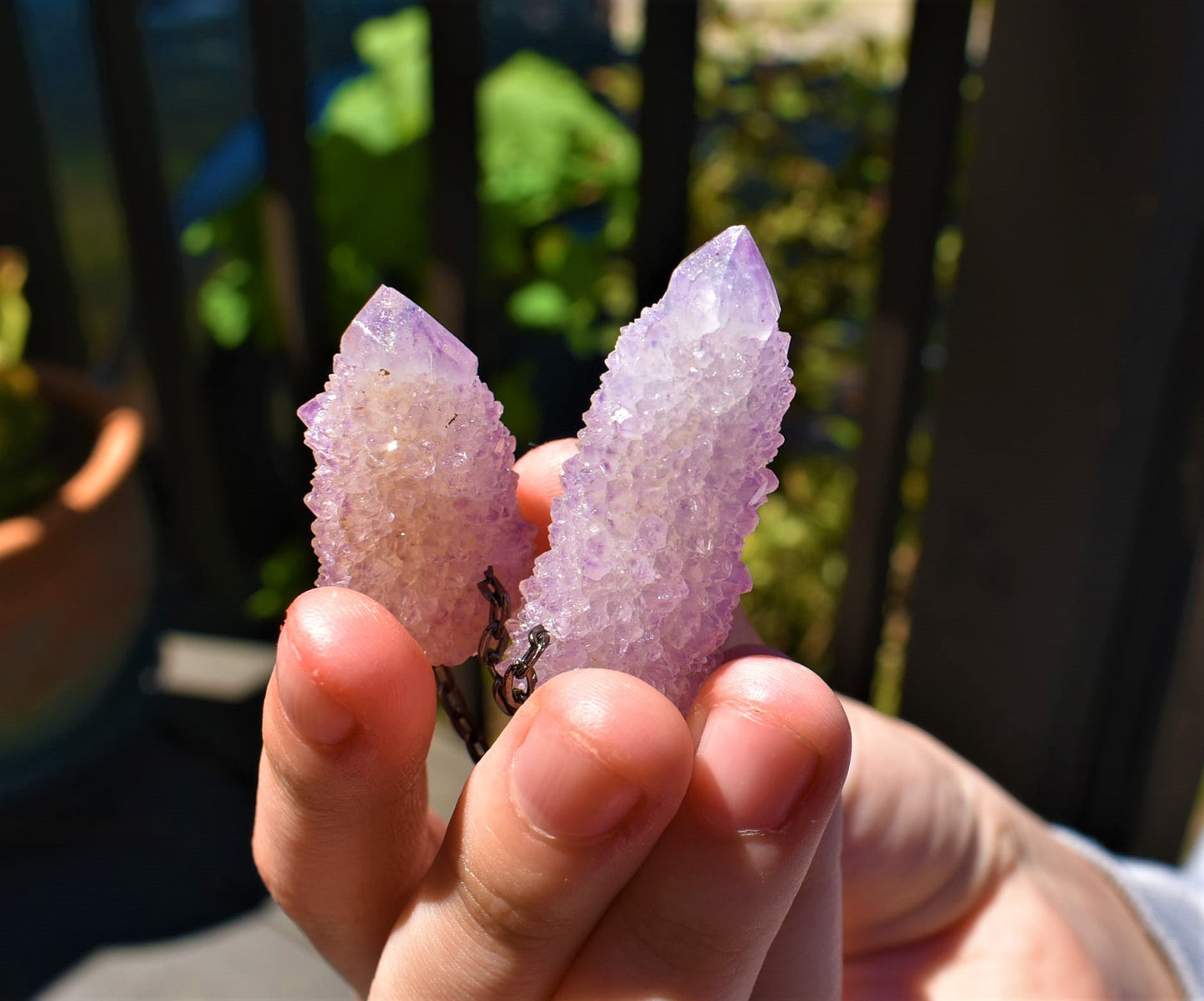 SPIRIT QUARTZ necklace | Crystals lovers| Spirit quartz pendant