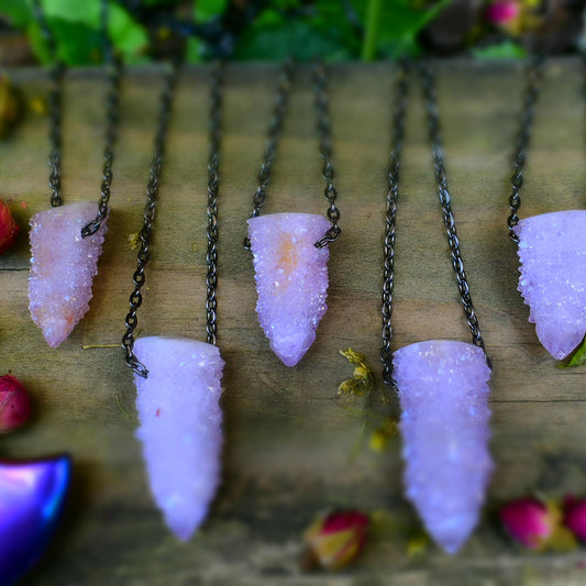 SPIRIT QUARTZ necklace | Crystals lovers| Spirit quartz pendant