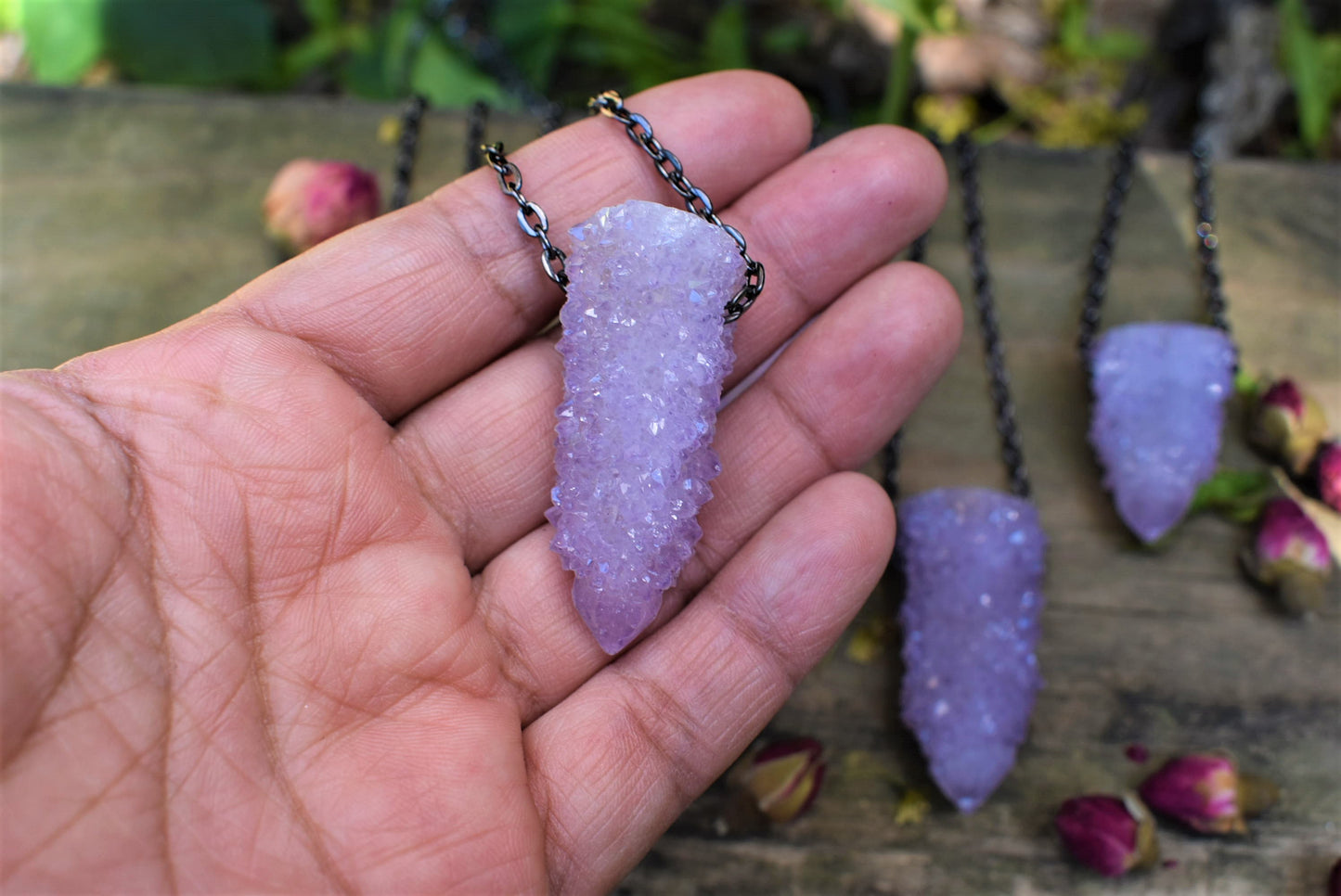 SPIRIT QUARTZ necklace | Crystals lovers| Spirit quartz pendant